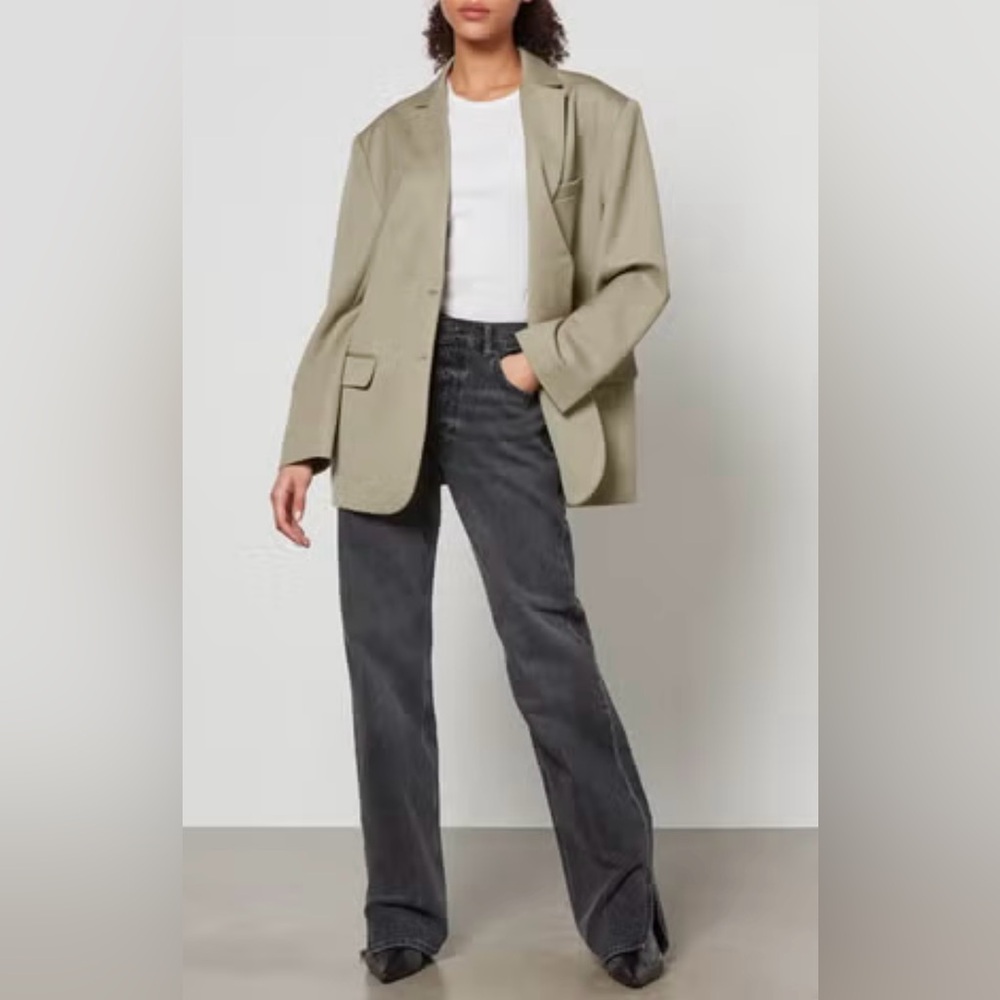 ANINE BING Blazer in Khaki Green SZ M Oversized NWT $550 MSRP